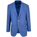 Navy with Red Windowpane Sport Coat