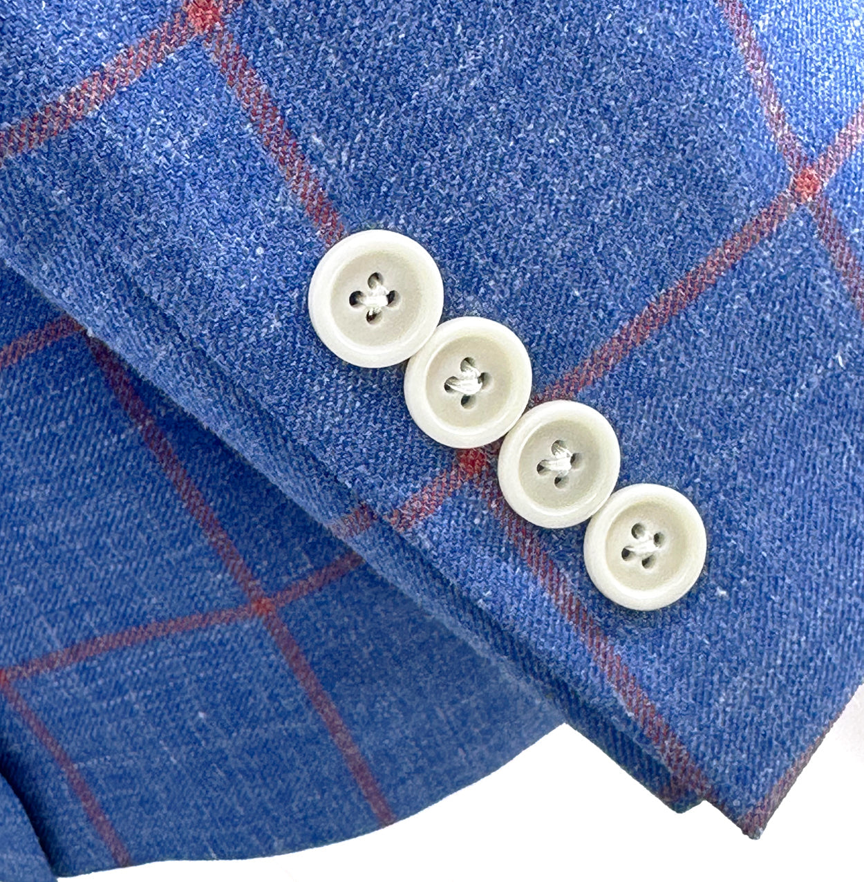 Navy with Red Windowpane Sport Coat