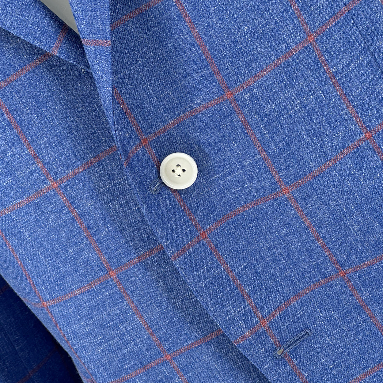 Navy with Red Windowpane Sport Coat