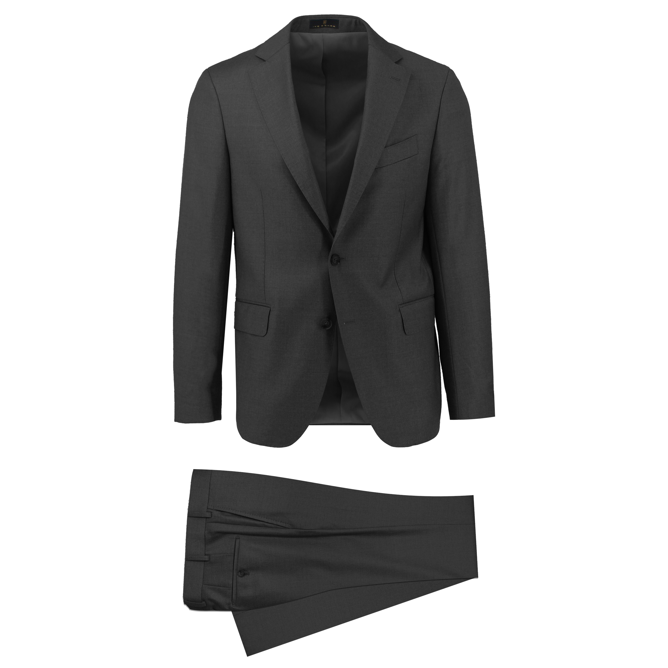 Notch Lapel Charcoal Suit