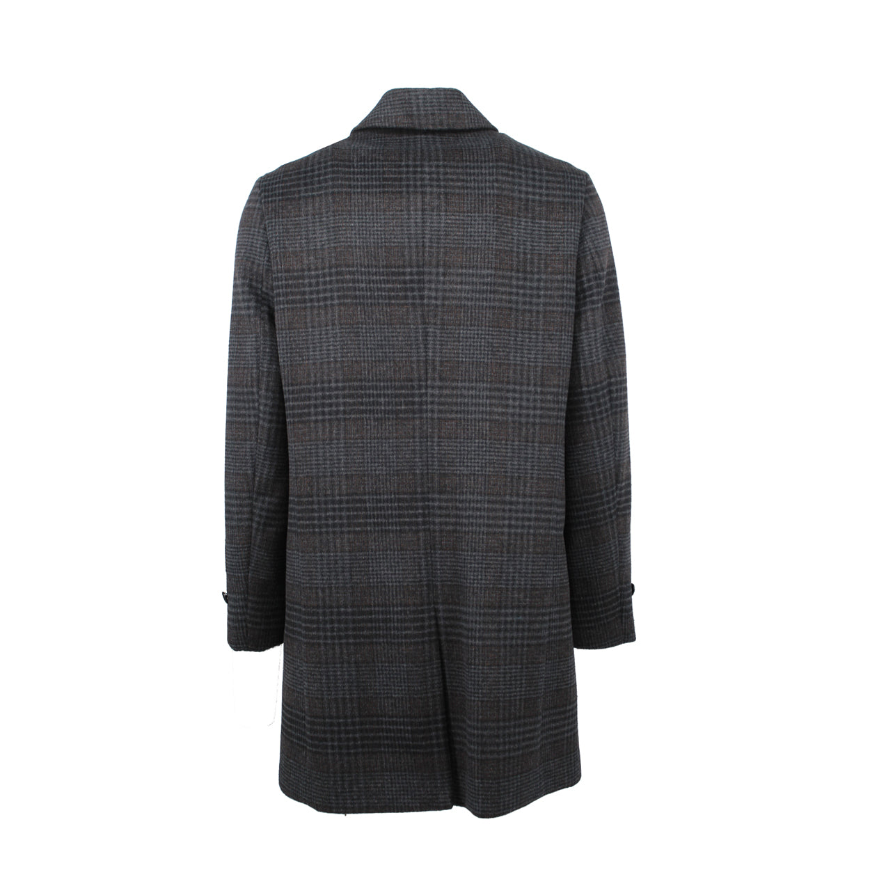 Charcoal Espresso Plaid Amity Overcoat