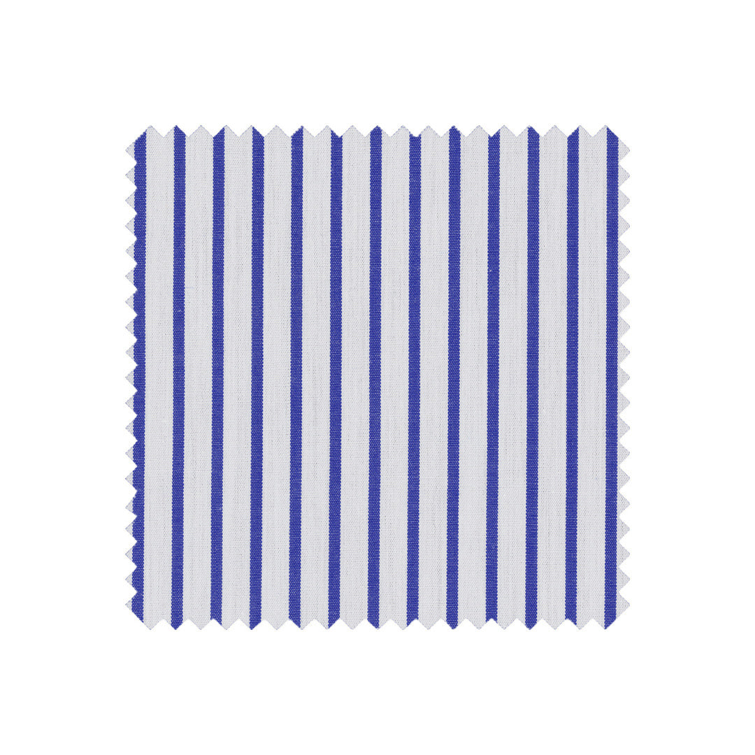 Medium Blue Bengal Stripe Made to Measure Shirt