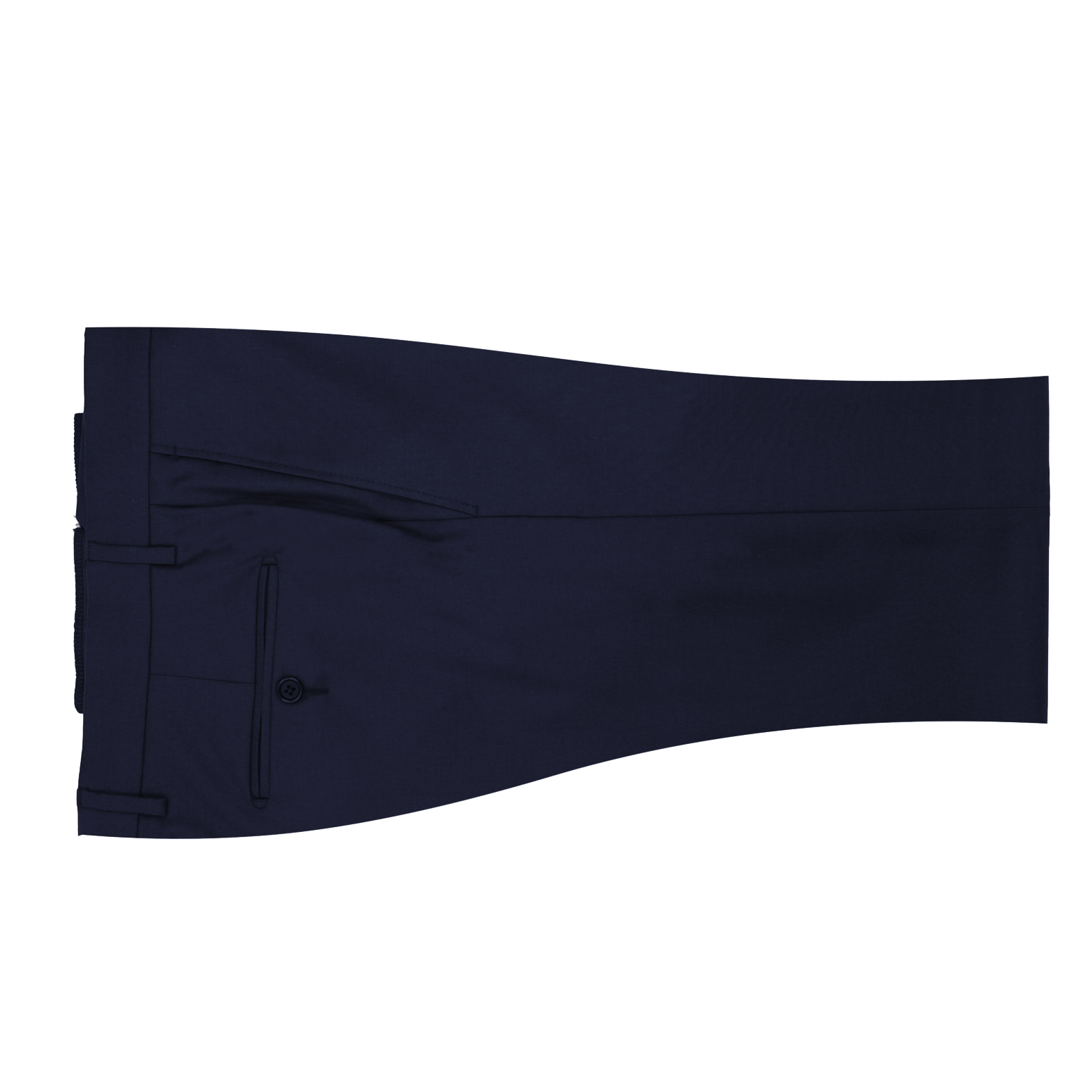 Navy Loro Piana Twill Dress Pant