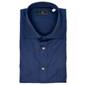 Dark Navy Two-Pocket Western Shirt