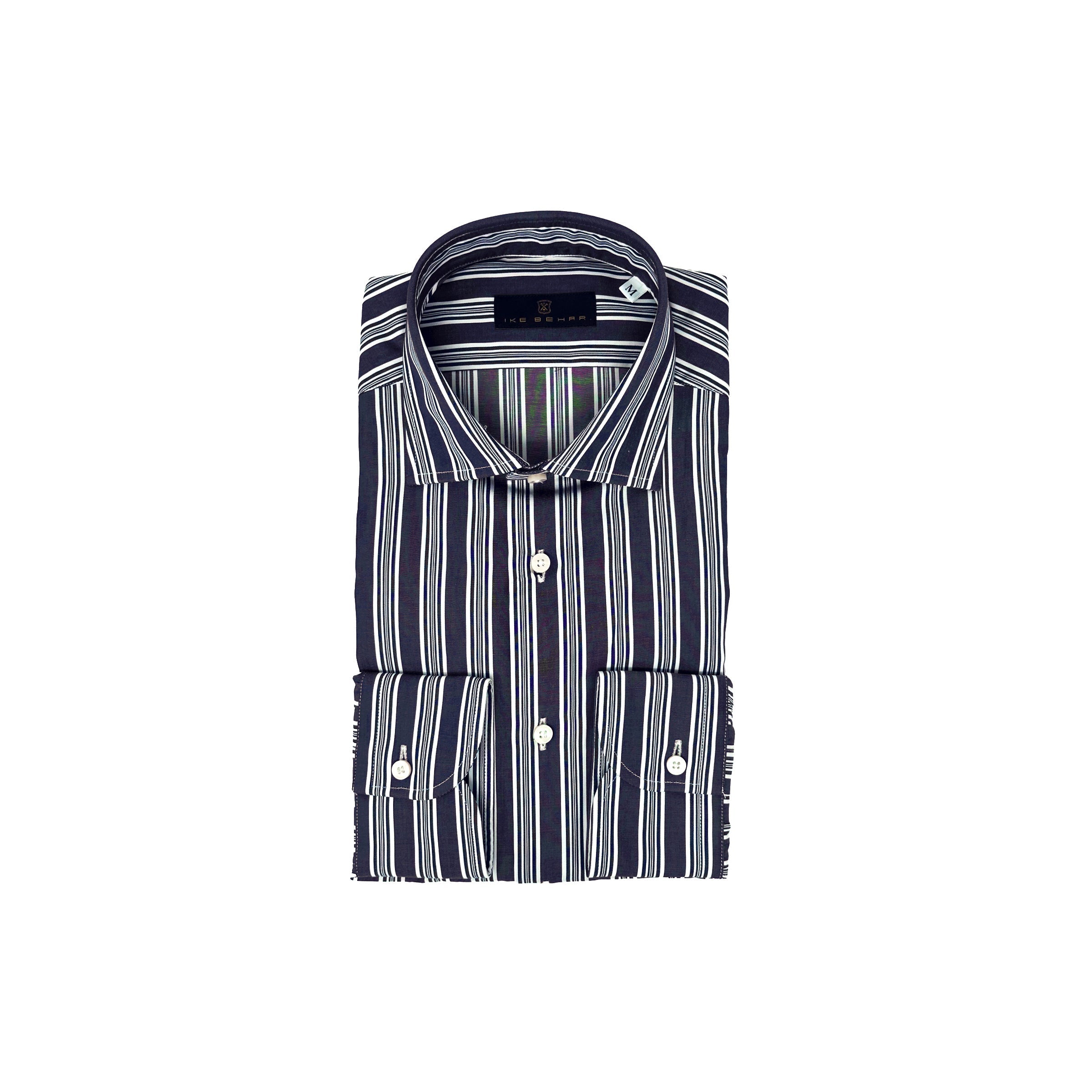 Navy Stripe Sport Shirt