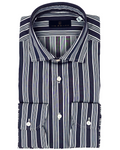 Navy Stripe Sport Shirt