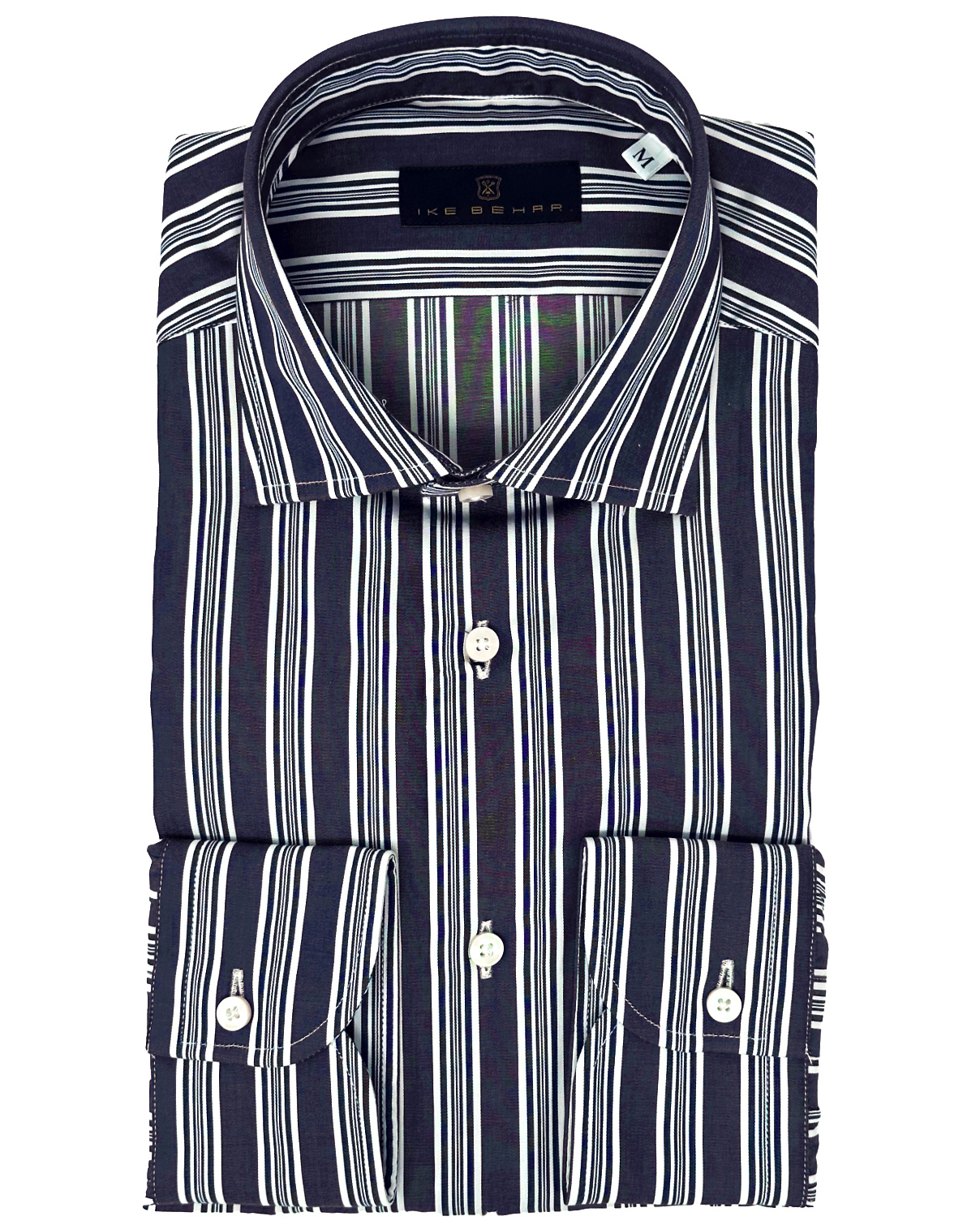Navy Stripe Sport Shirt