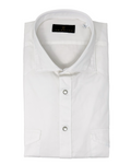 White Two-Pocket Western Shirt