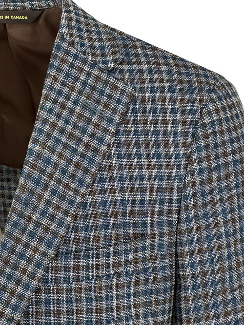 Brown and Forest Green Buffalo Check Sport Coat