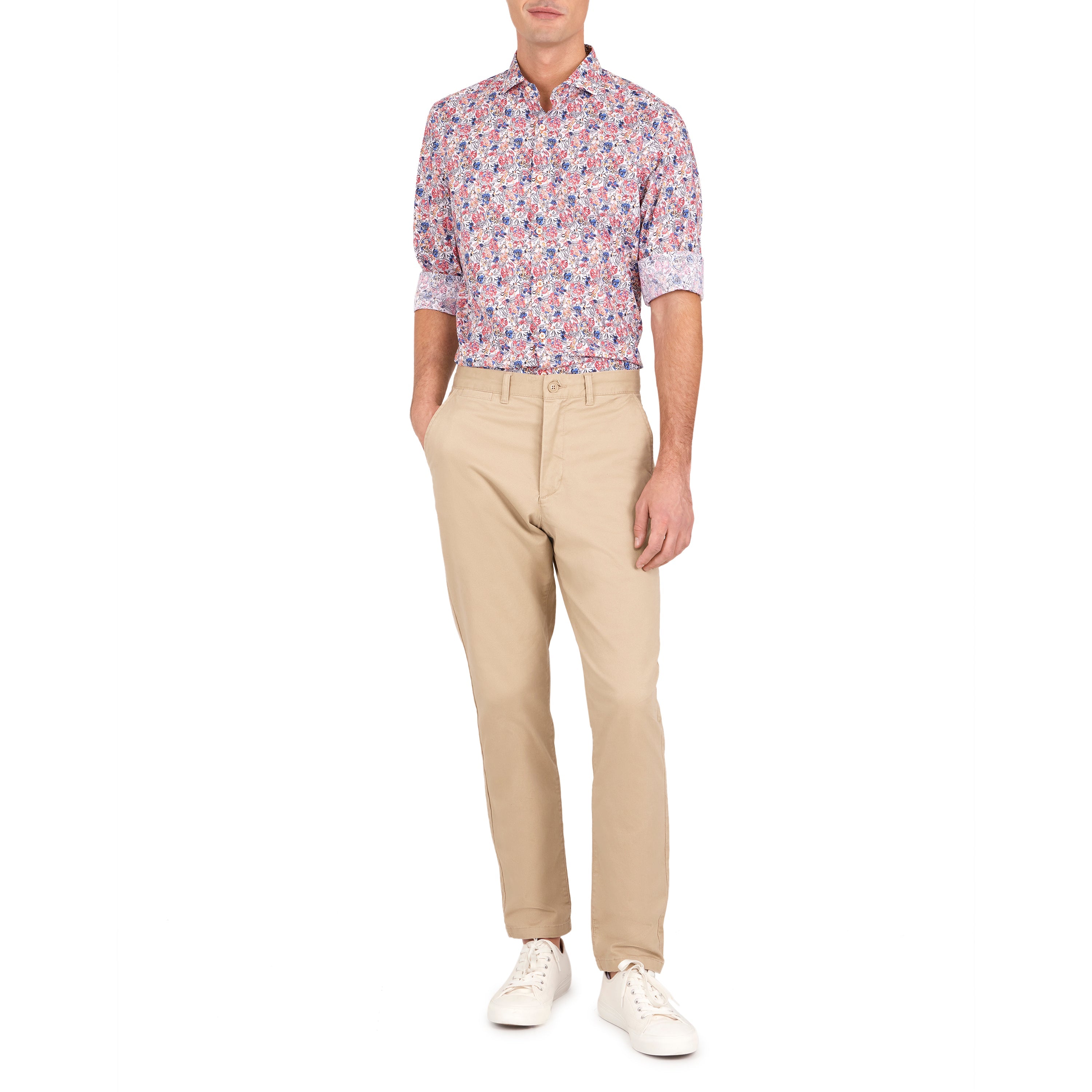 Floral Print Sport Shirt