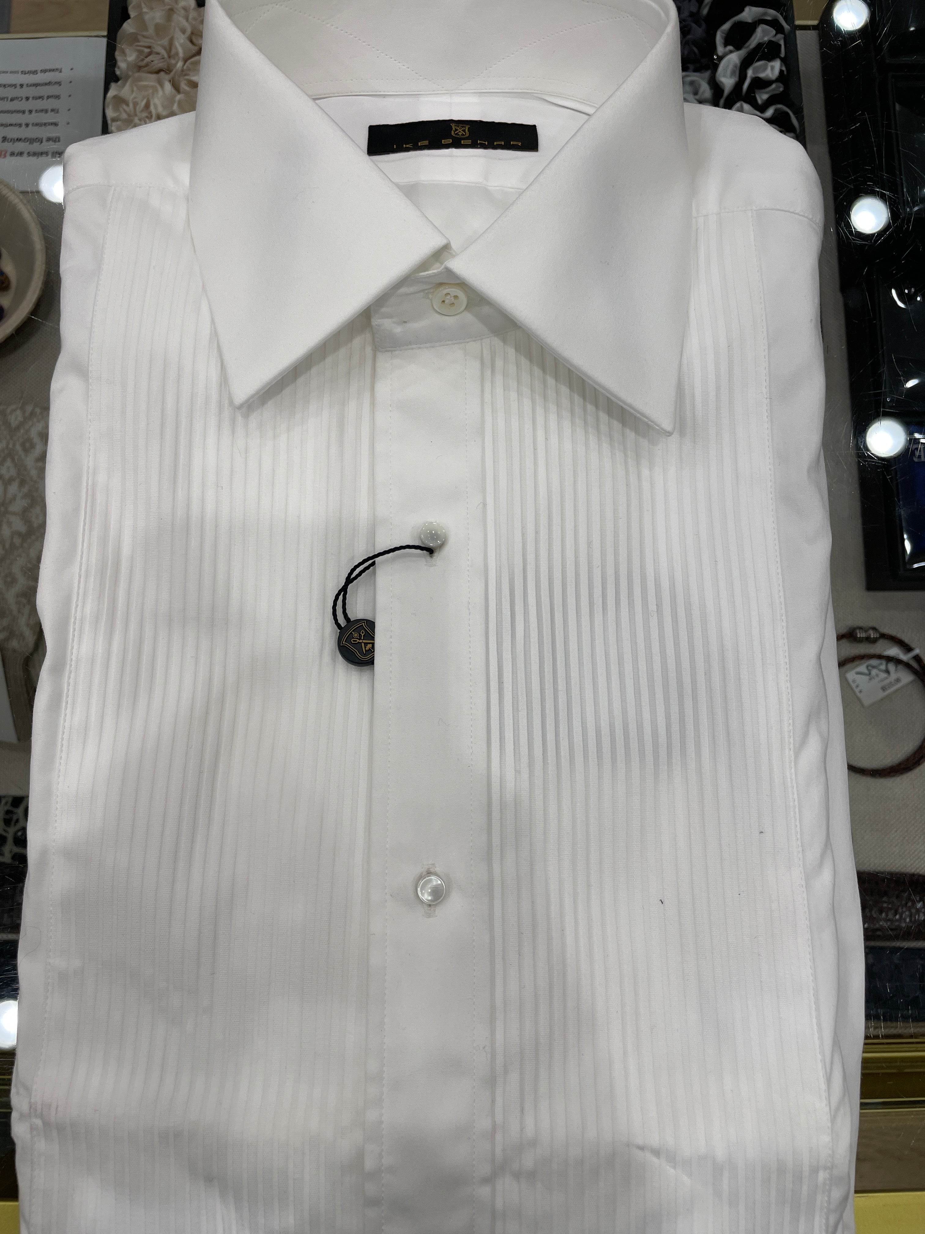 Formal Pleated Front Tuxedo Shirt