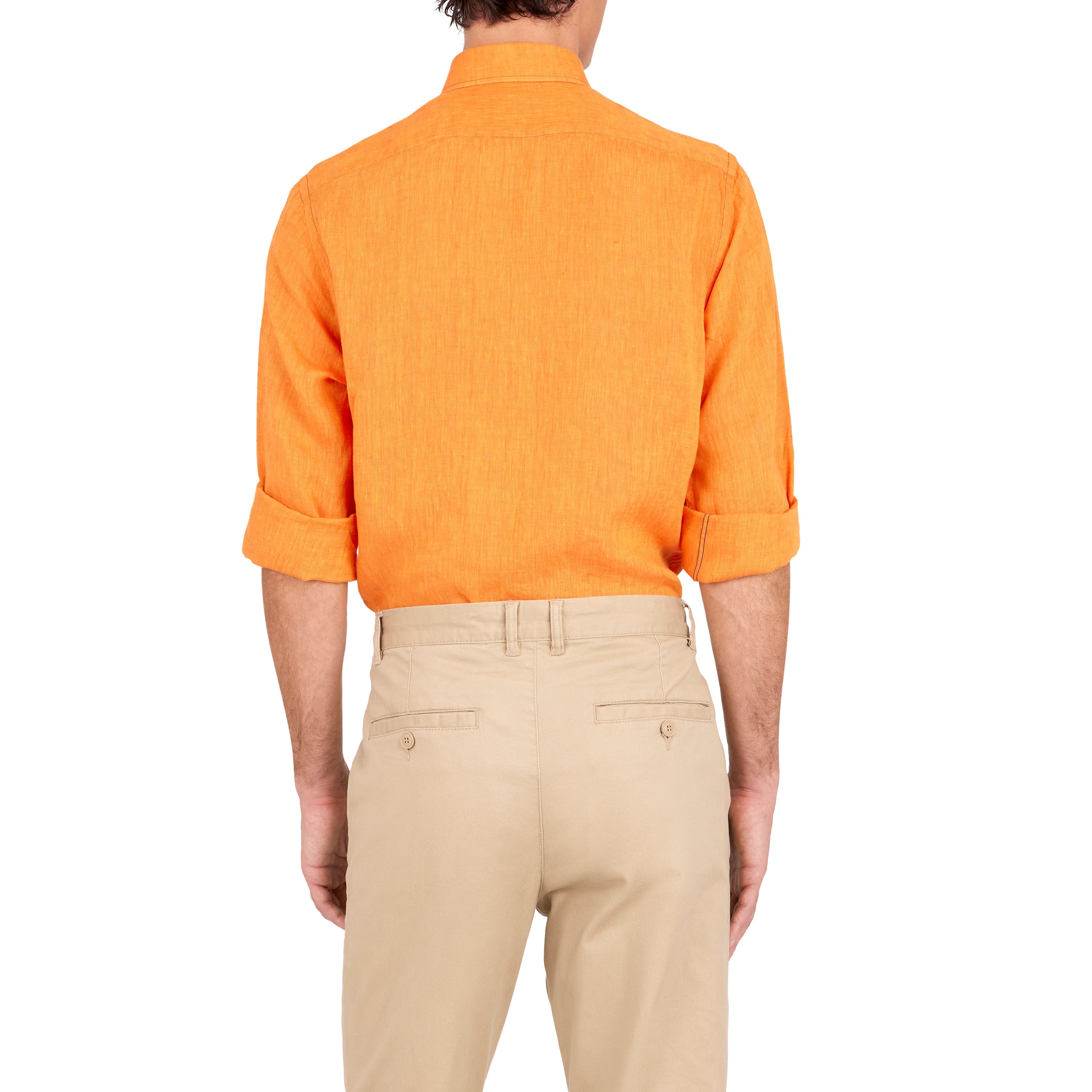 Havana '32 Burnt Orange Linen Sport Shirt