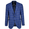 Navy Window Pane Sport Coat