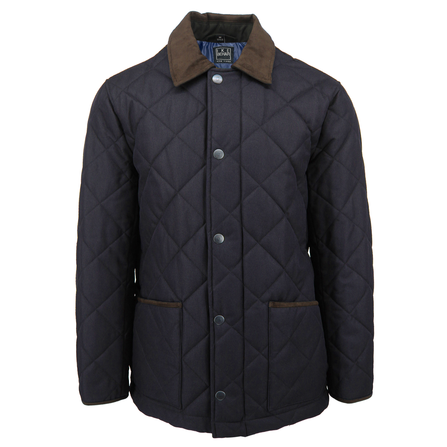 Navy Enfield Quilted Jacket