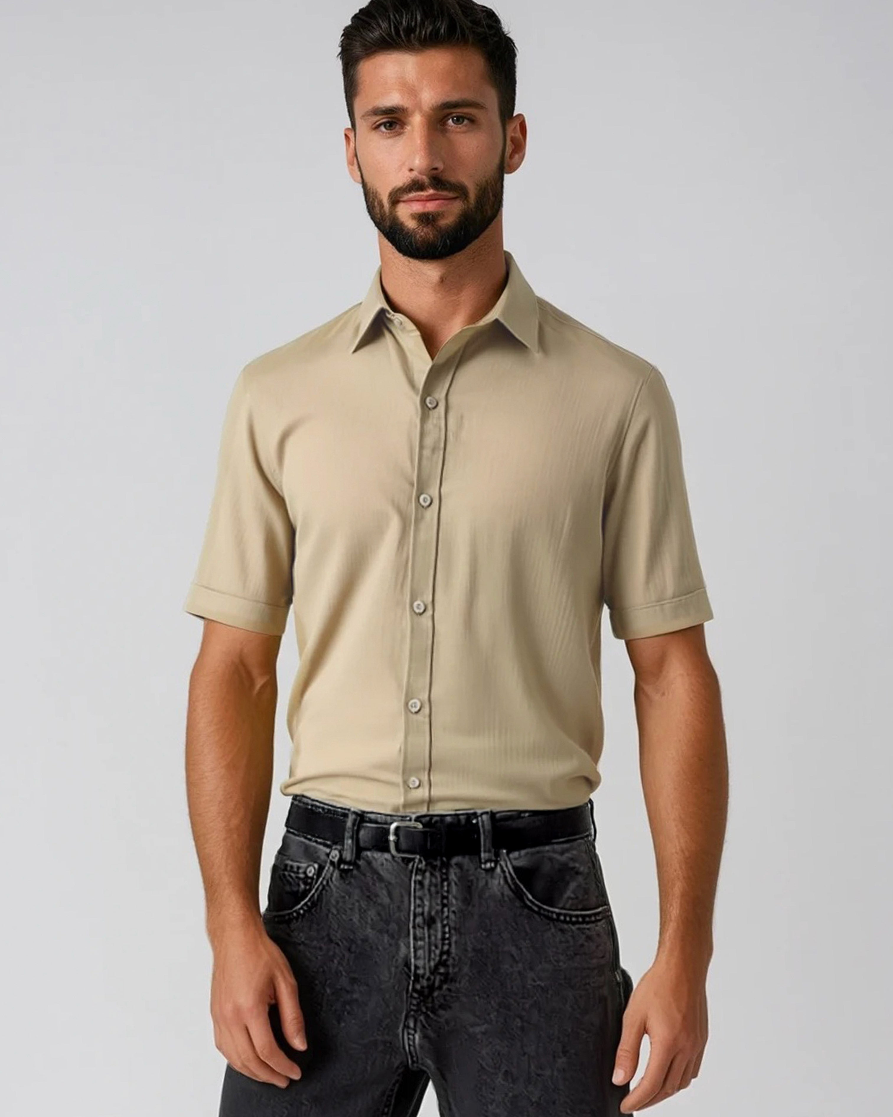 Safari Pure Linen Short Sleeve Shirt