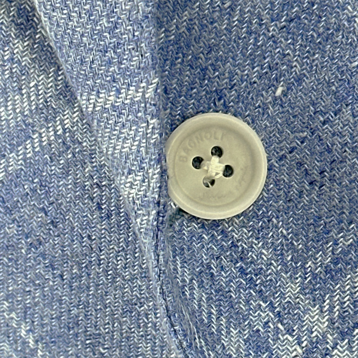 Sky with White Check Linen & Wool Sport Coat