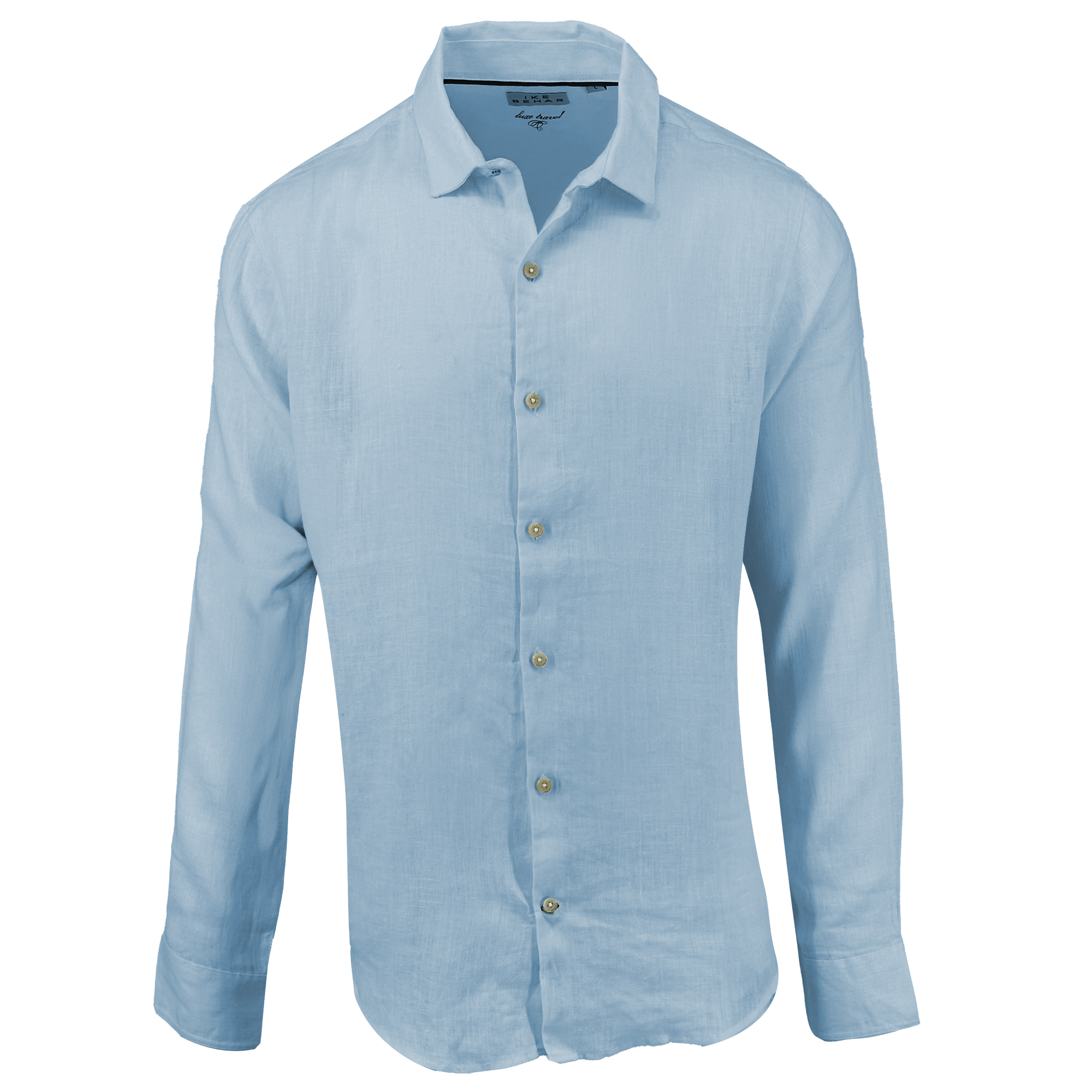 Sky Blue Pure Linen Shirt