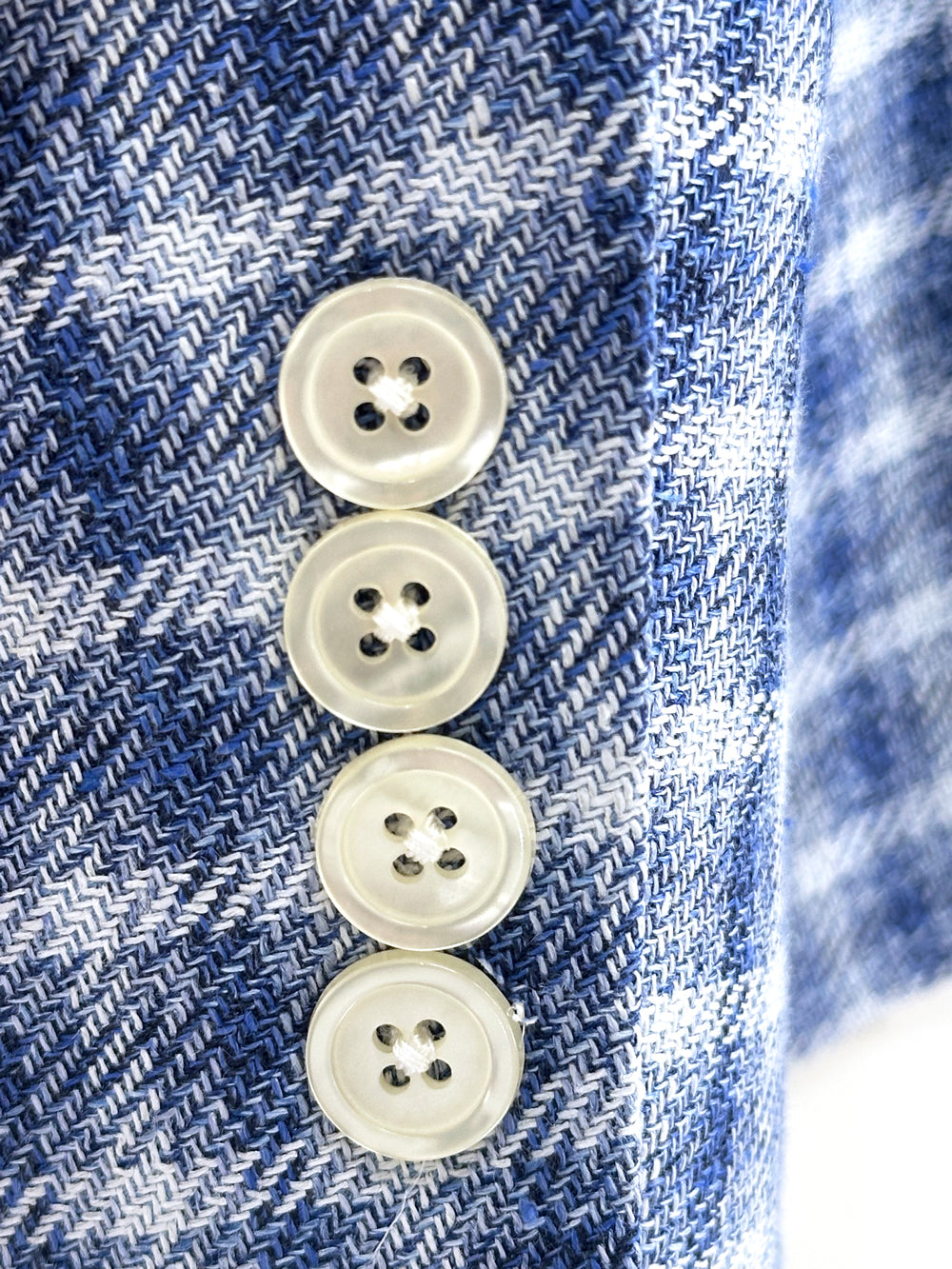 Sky, Navy, and White Check Sport Coat