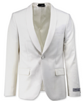 White Shawl Collar Tuxedo Jacket