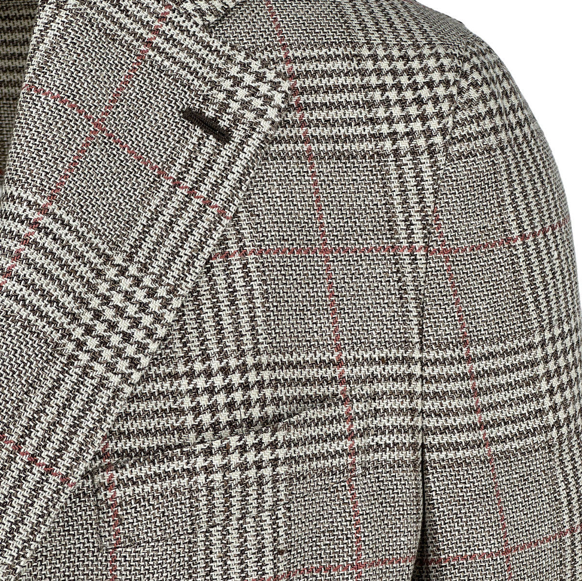 Tan Plaid Check Sport Coat