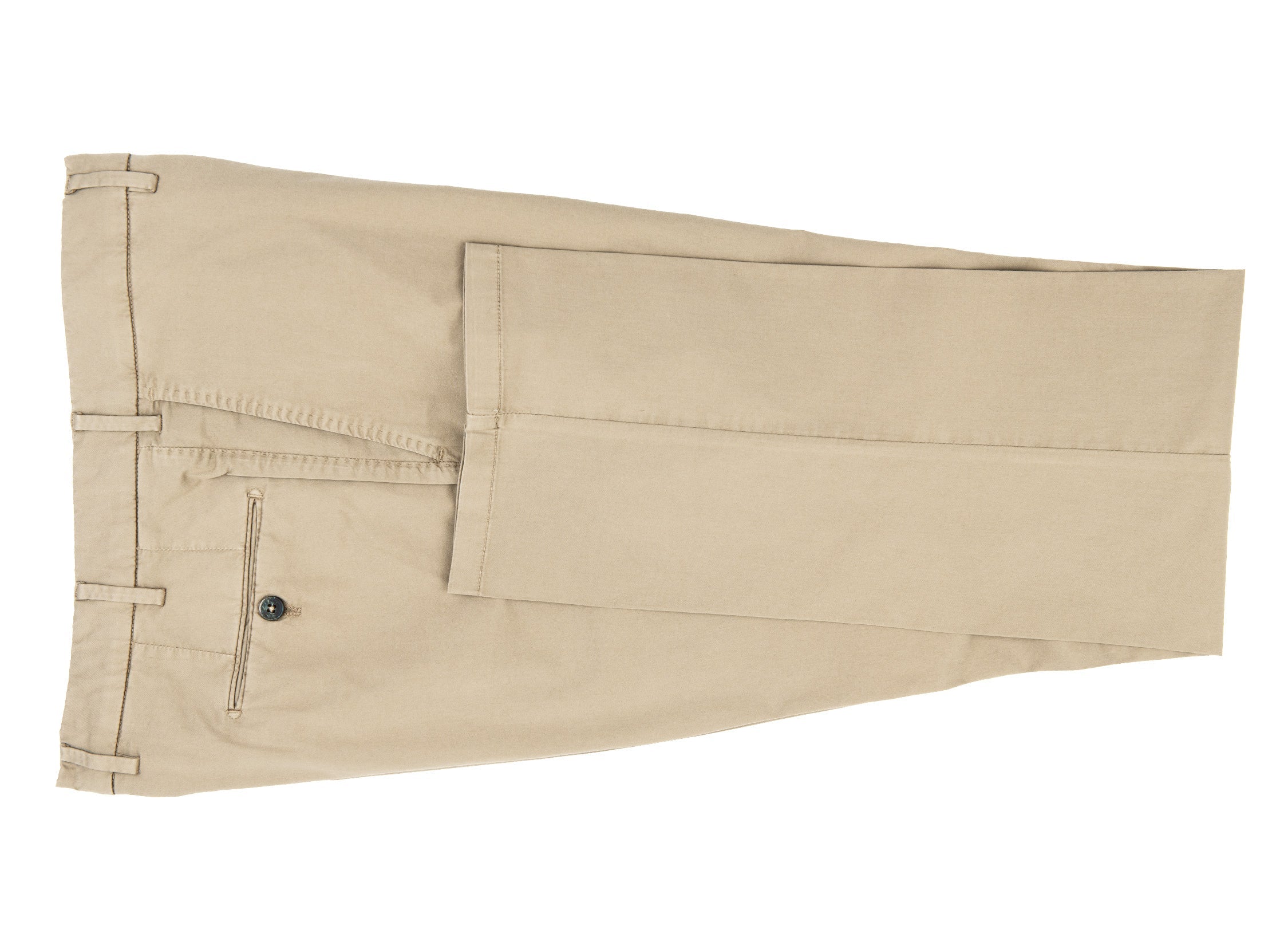 Tan Stretch Cotton Pants