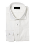 White Cotton Pique Shirt
