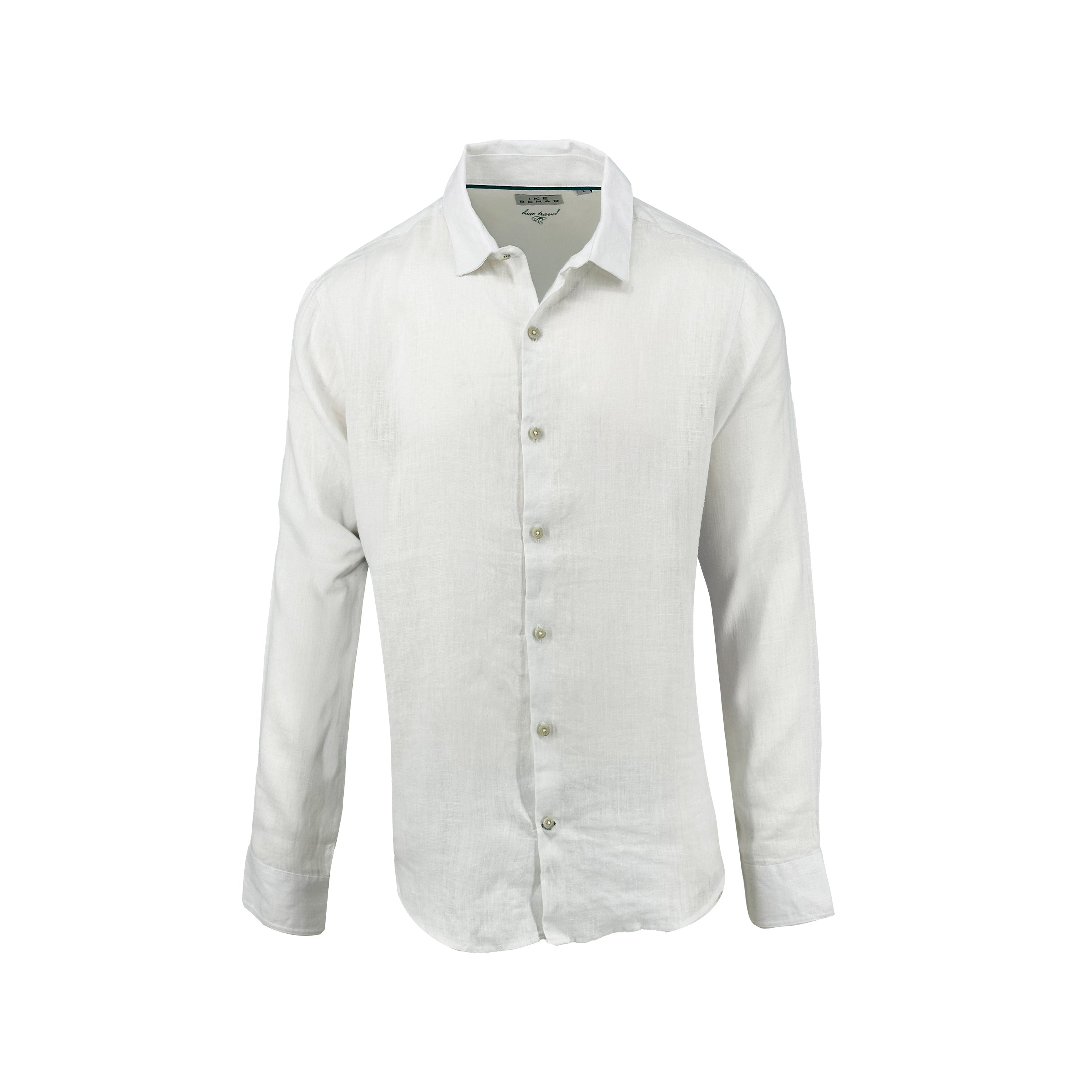 White Pure Linen Shirt