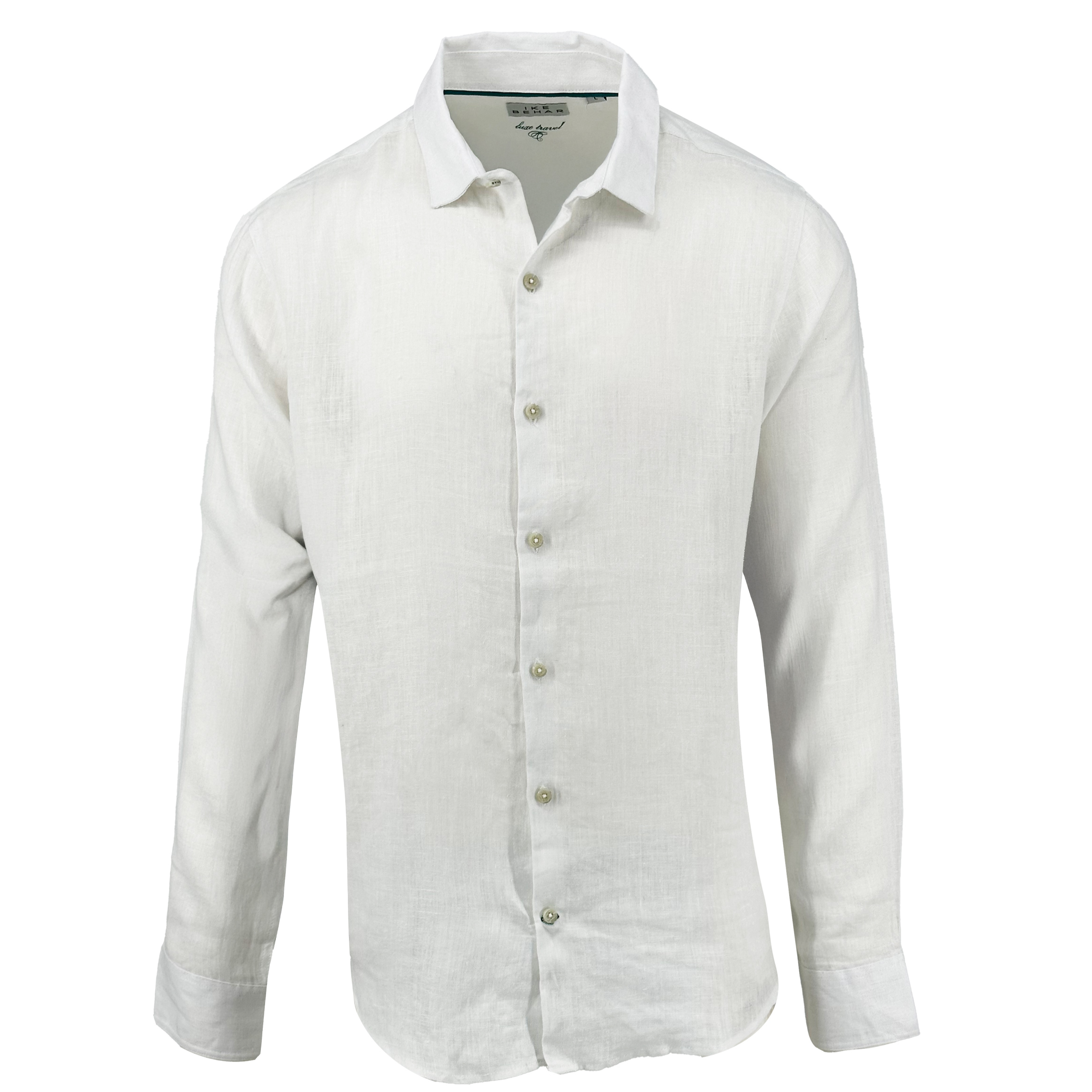 White Pure Linen Shirt