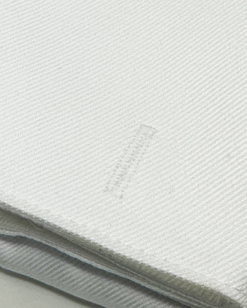 White Twill Tuxedo Shirt