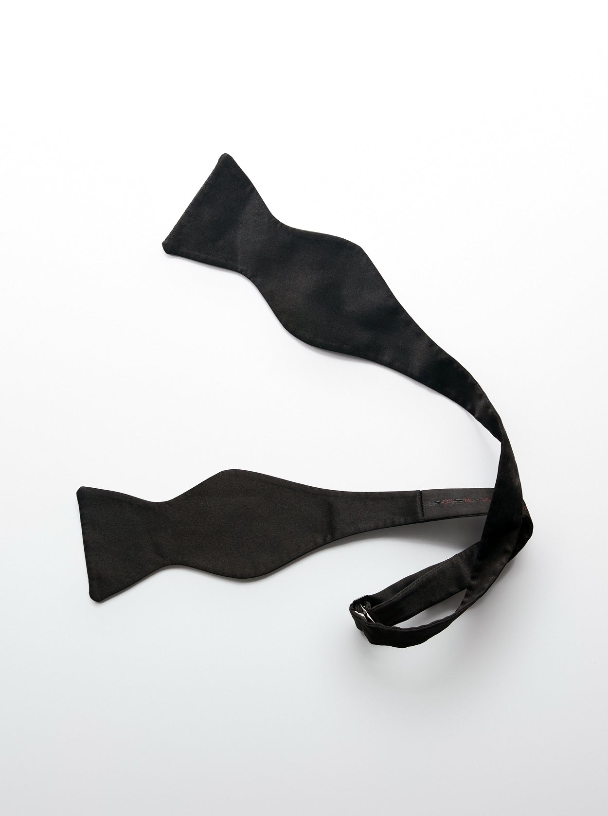 Black Satin Bow Tie