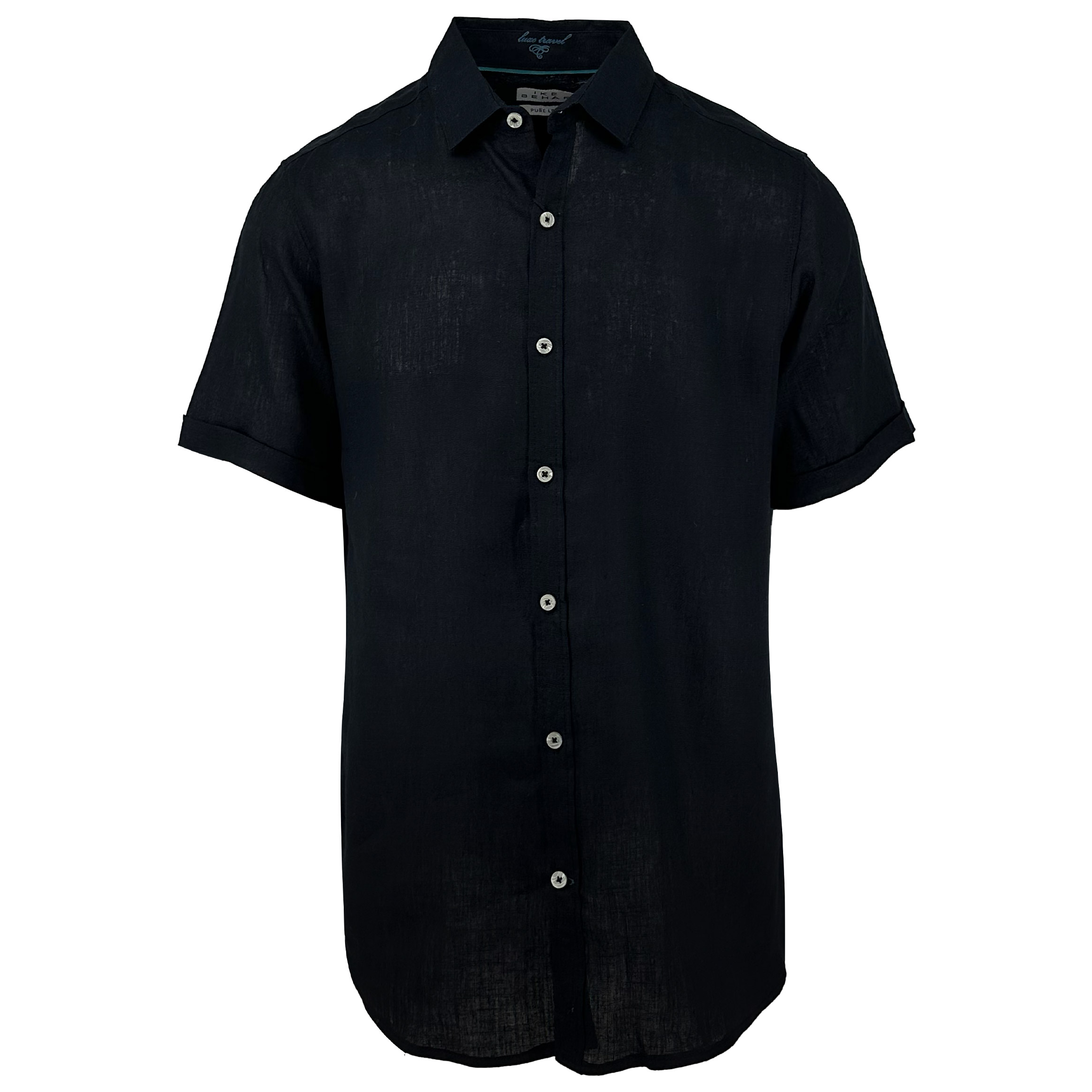 Coal Pure Linen Short Sleeve Shirt
